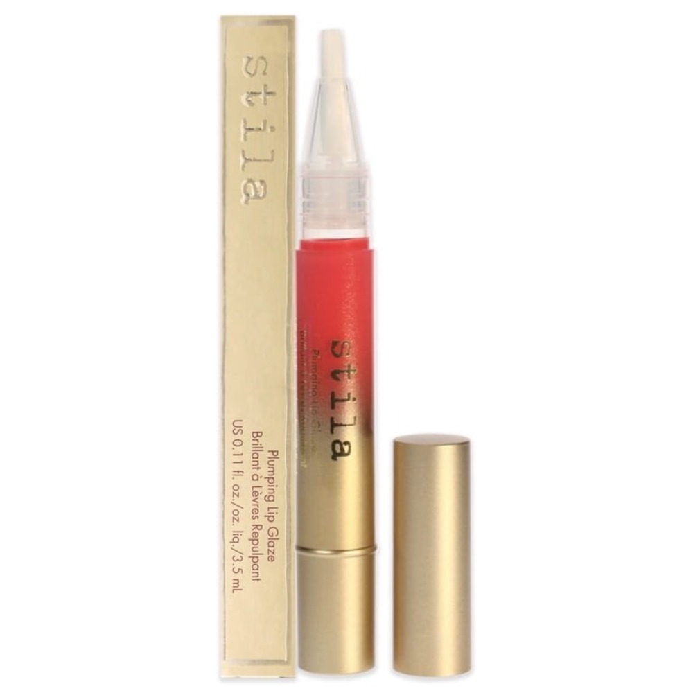 Stila Plumping Lip Glaze Davina Pink High Shine Gloss 0.11oz NEW